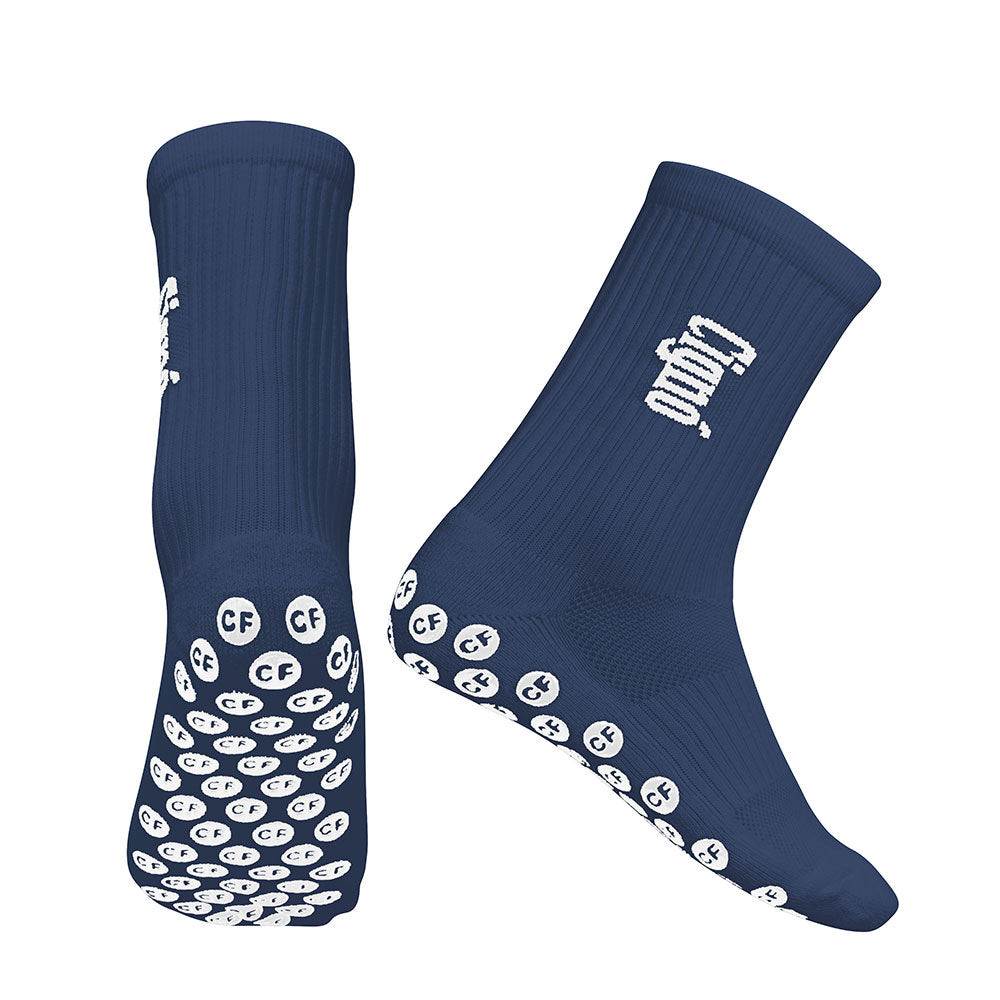 NAVY GRIP SOCKS