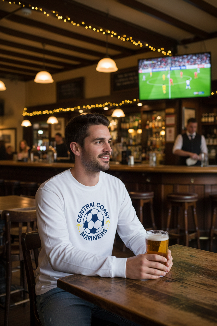 CENTRAL COAST MARINERS LONG SLEEVE T-SHIRT
