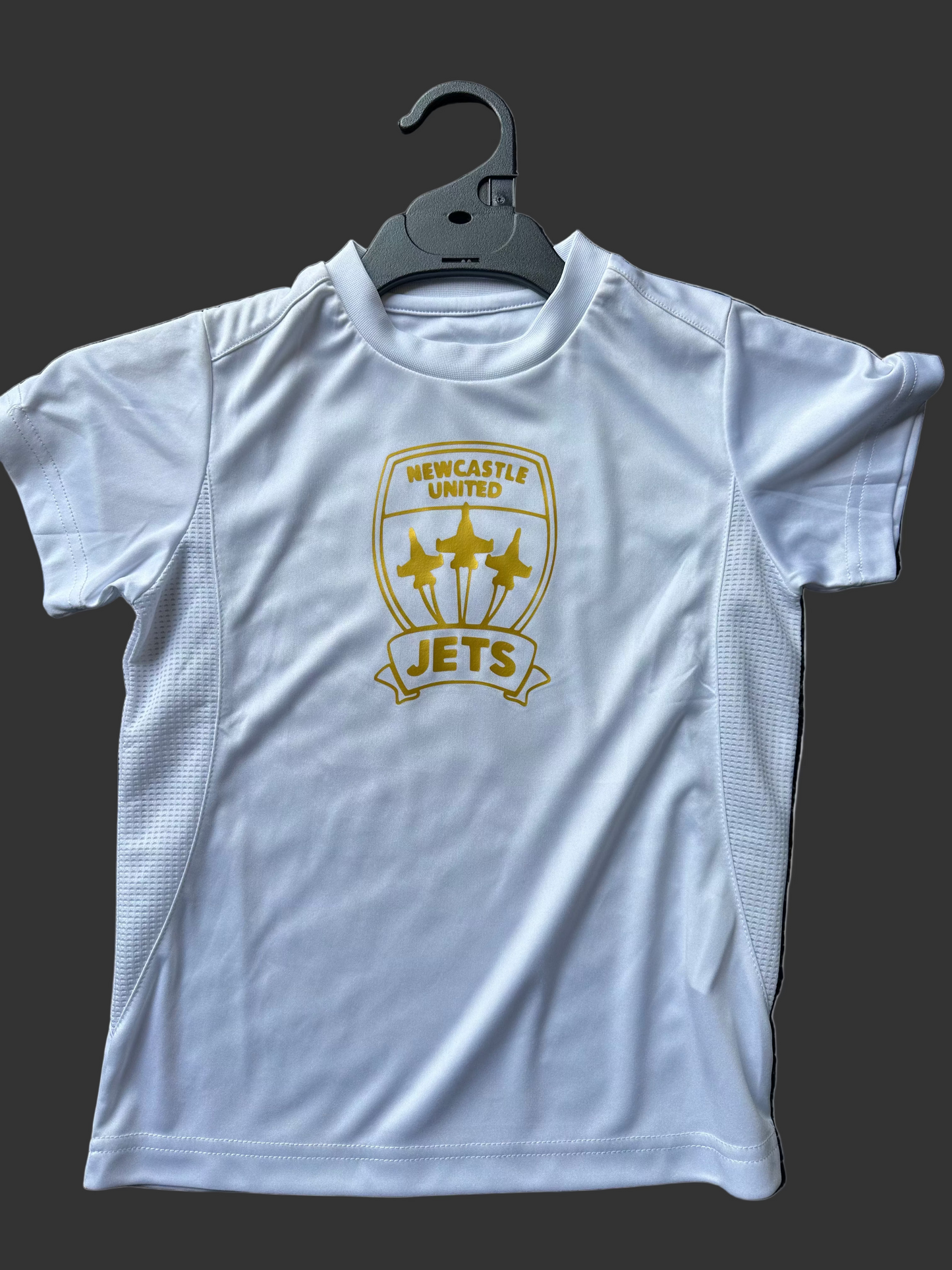 NEWCASTLE JETS CLUB LOGO SHIRT