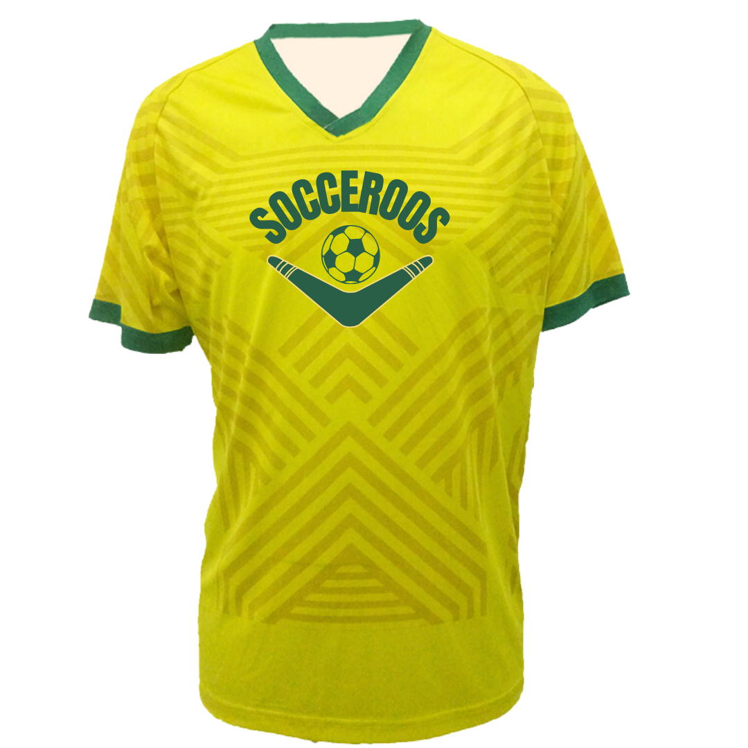 AUSTRALIA SOCCEROOS BOOMERANG SUPPORTER JERSEY