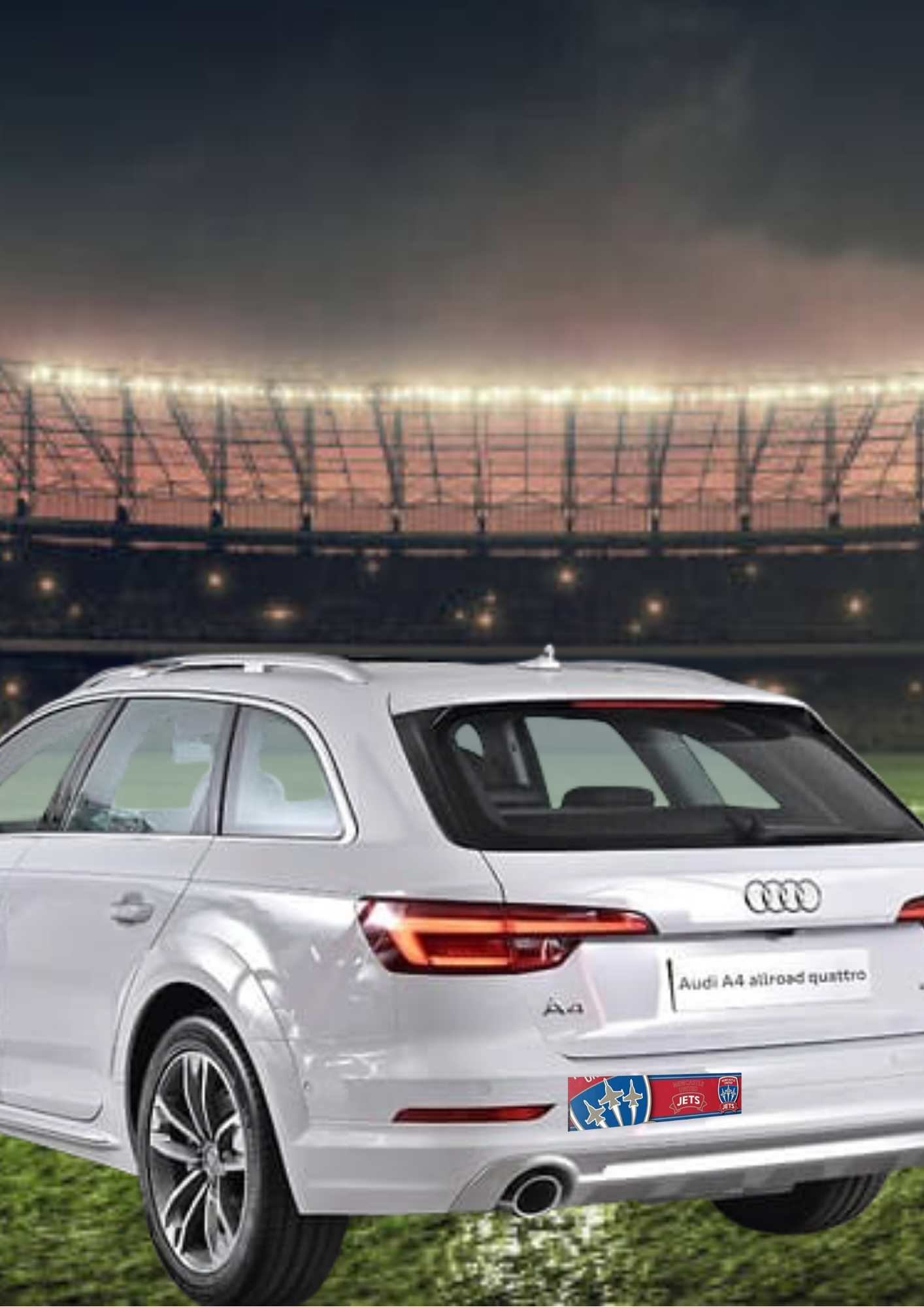 NEWCASTLE JETS CAR BUMPER STICKER