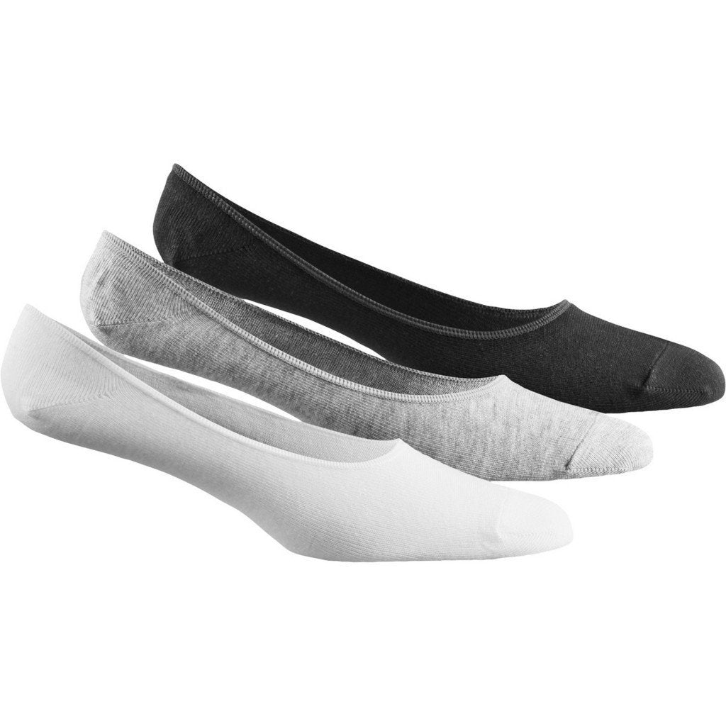 ADIDAS MENS NO SHOW THIN SOCKS 3 PAIRS ADIDAS LIFESTYLE SOCKS