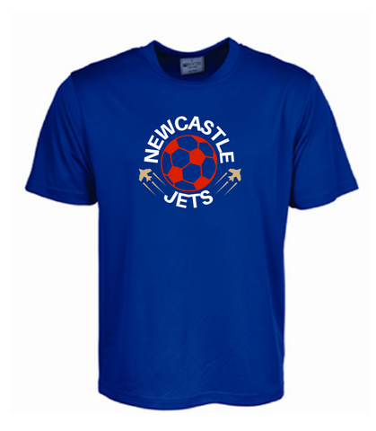 NEWCASTLE JETS MICROMESH SUPPORTER SHIRT