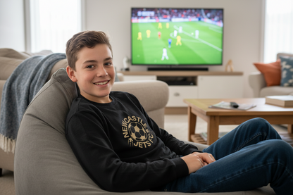 NEWCASTLE JETS LONG SLEEVE T-SHIRT BLACK