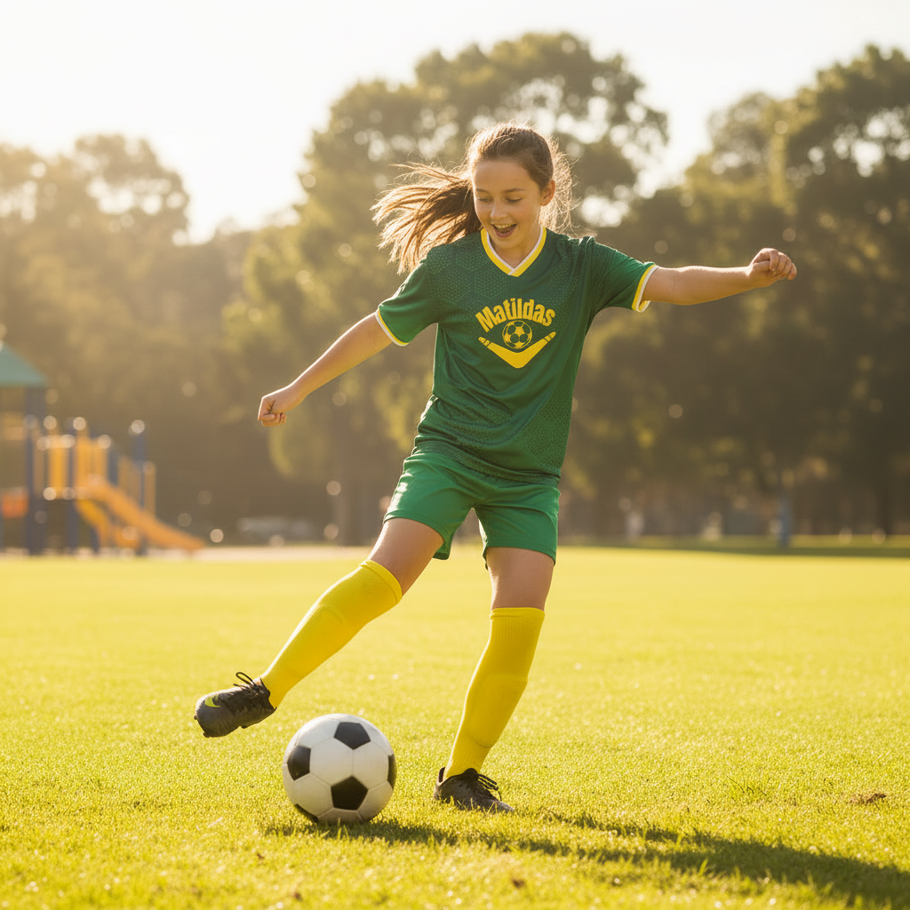 AUSTRALIA MATILDAS BOOMERANG SUPPORTER JERSEY