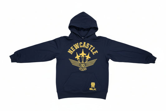 PRE LOVED NEWCASTLE JETS 10 YEAR HOODIE