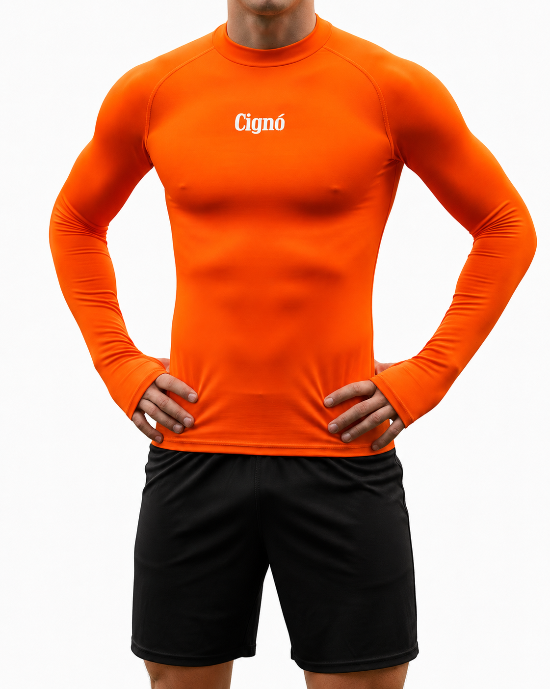 ORANGE BASELAYER LONG SLEEVE TOP