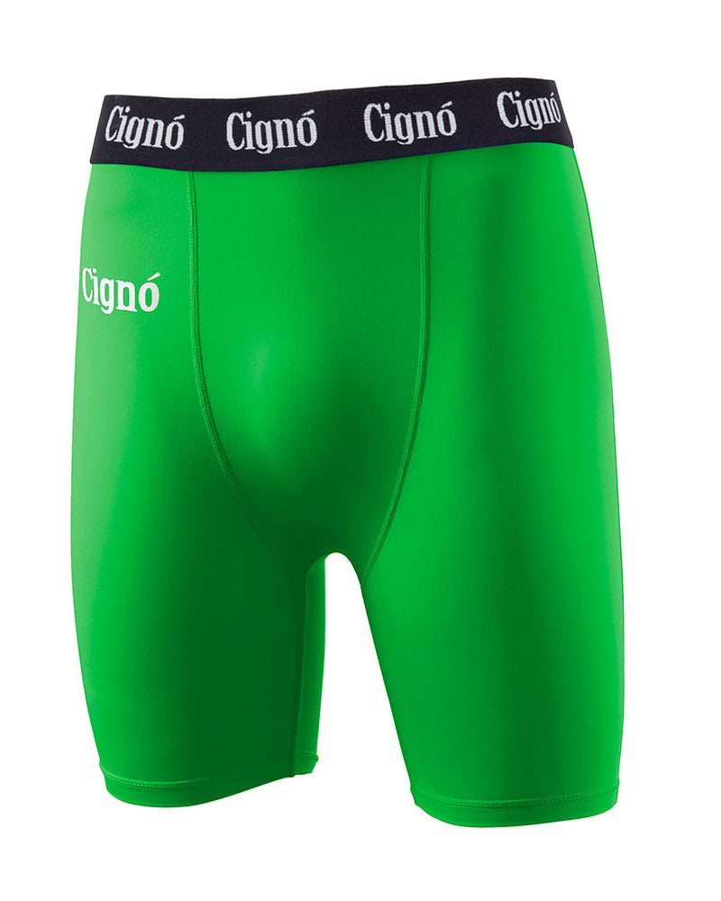 GREEN BASELAYER HALF TIGHTS