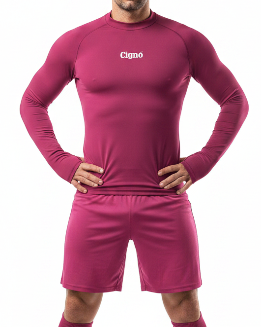 MAROON BASELAYER LONG SLEEVE TOP