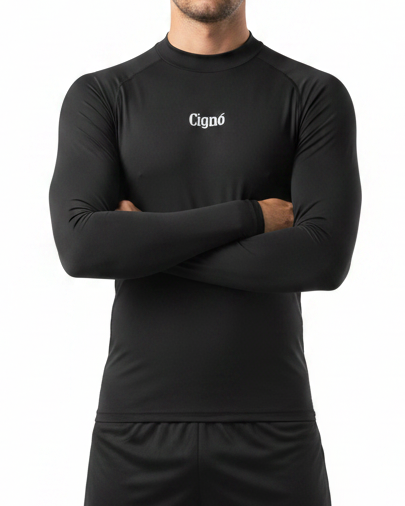 BLACK BASELAYER TOP LONG SLEEVE