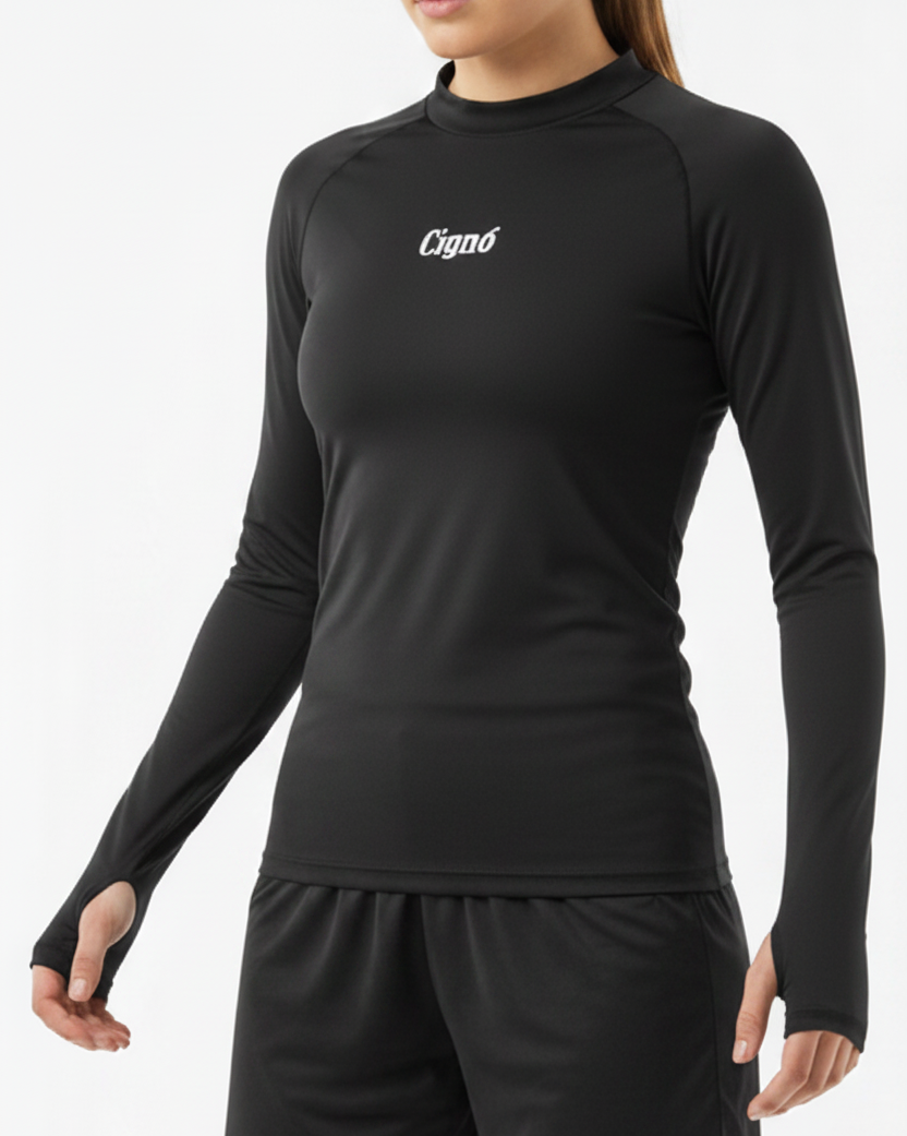 BLACK BASELAYER TOP LONG SLEEVE