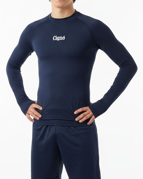 NAVY BASELAYER LONG SLEEVE TOP