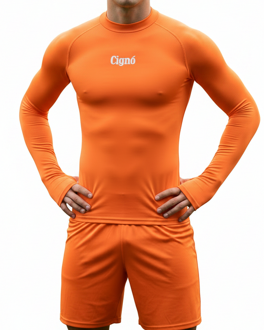 ORANGE CIGNO BASELAYER LONG SLEEVE TOP