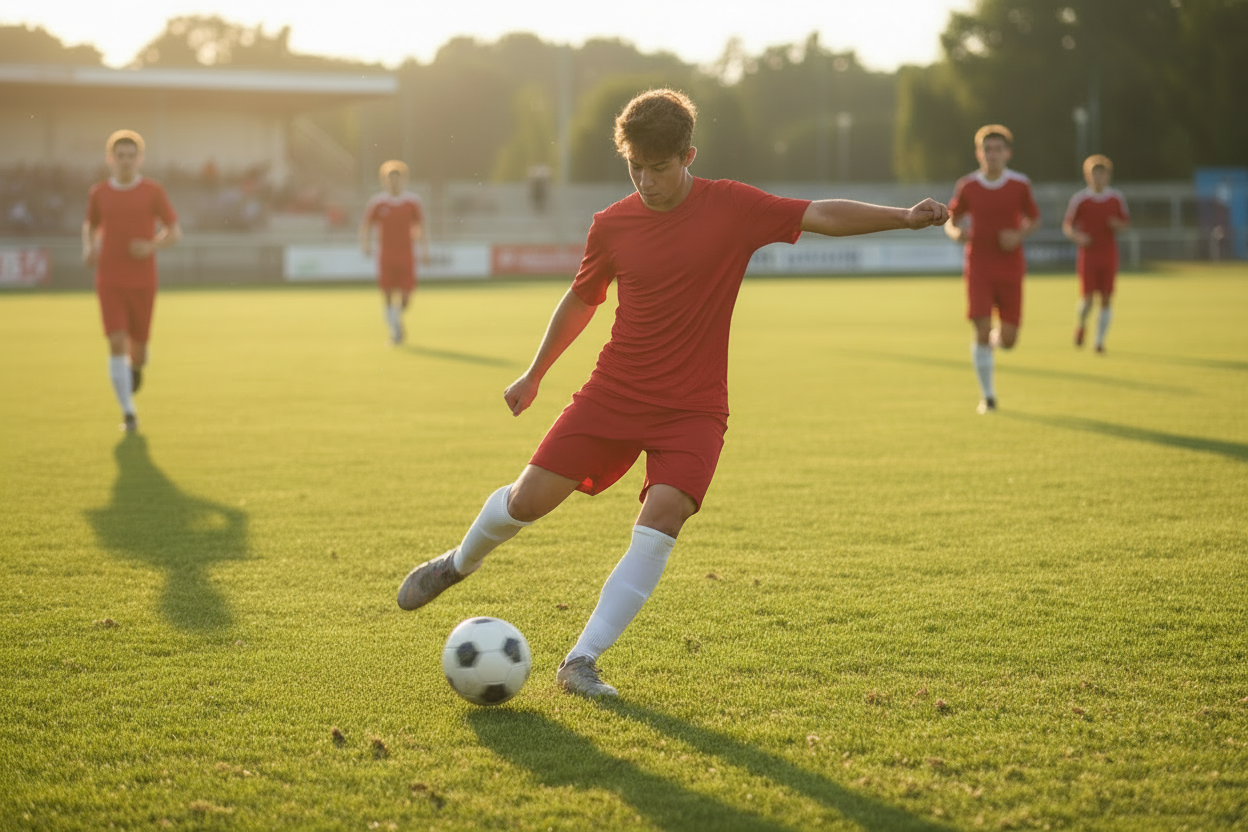 BREEZEWAY RED SHORTS