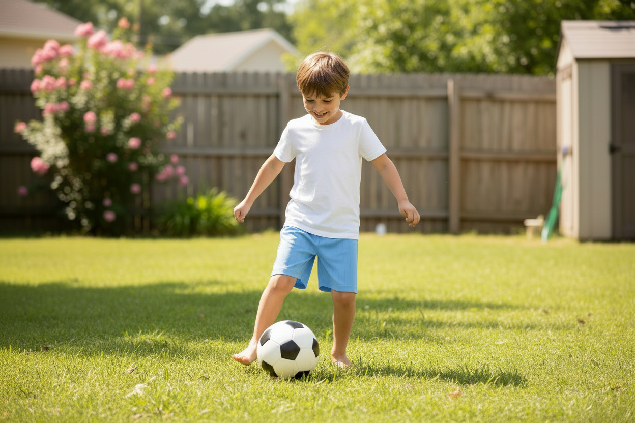 PIN STRIPED SKY BLUE SPORTS SHORTS
