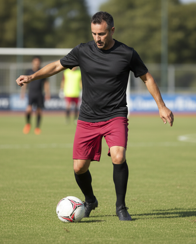 MAROON CLUB FOOTBALL SHORTS