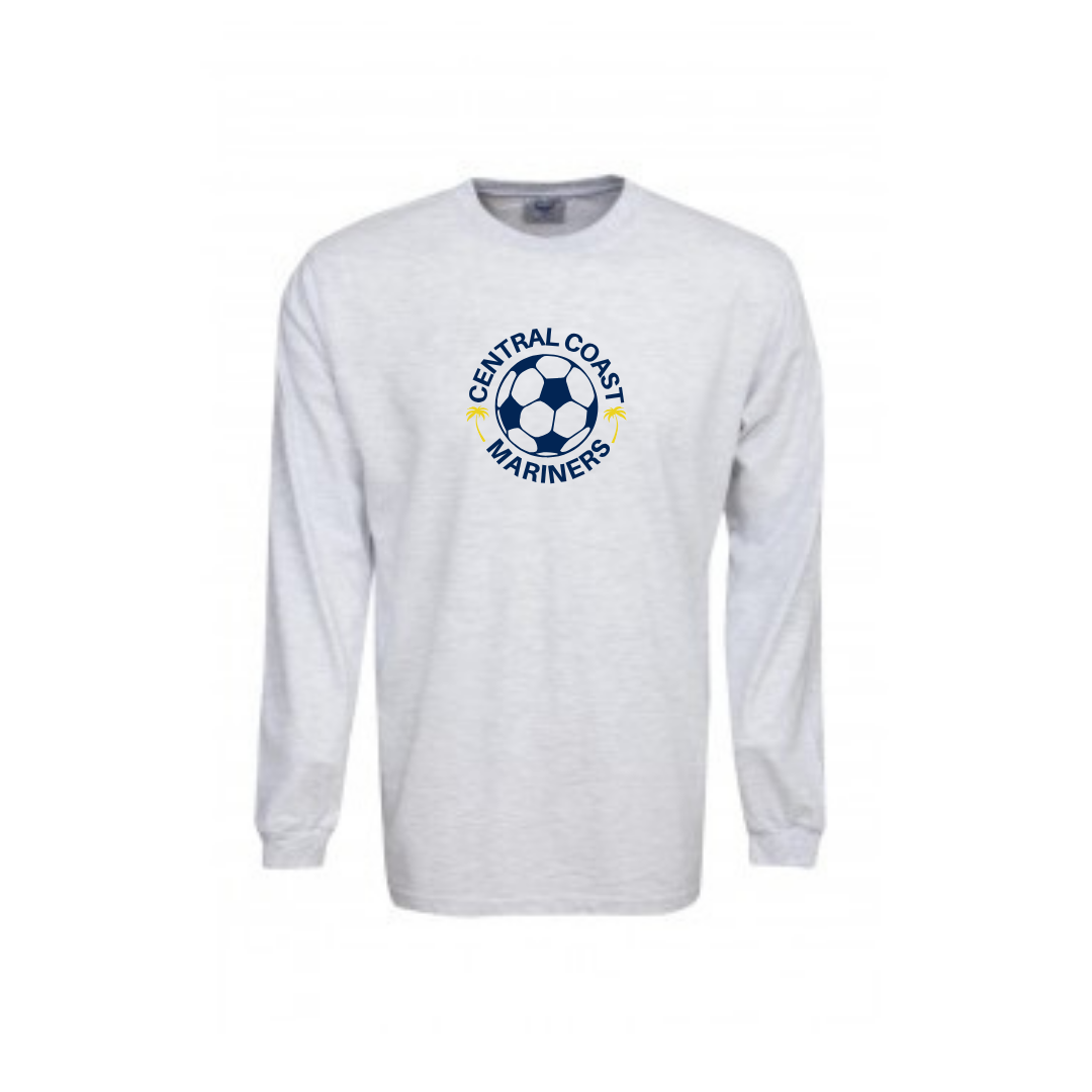 CENTRAL COAST MARINERS LONG SLEEVE T-SHIRT KIDS SNOW MARLE