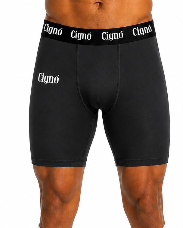 BLACK BASELAYER HALF TIGHTS