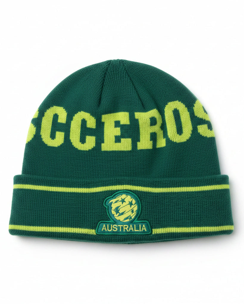 AUSTRALIAN SOCCEROOS CUFF BEANIE