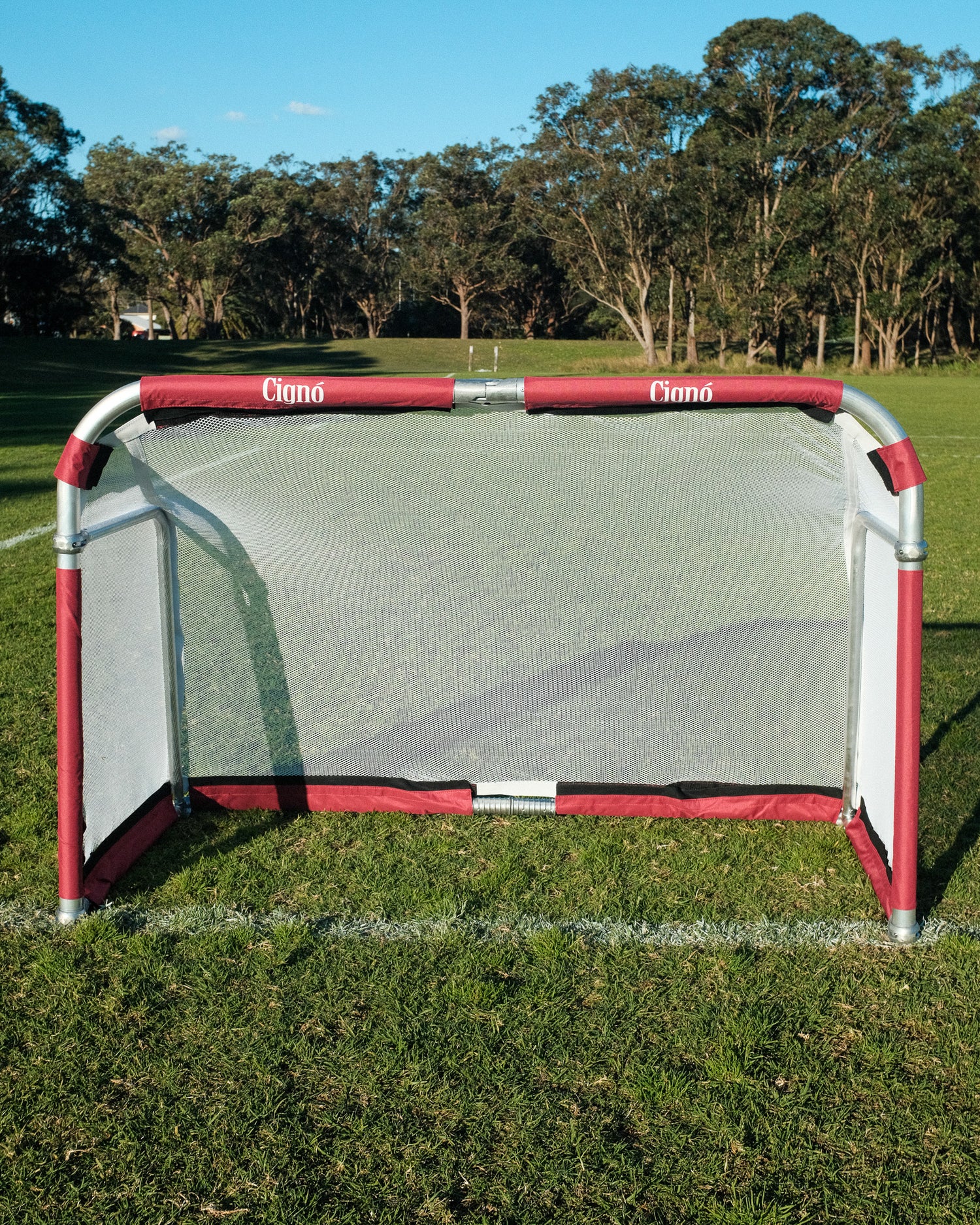 CIGNO ALUMINIUM GOAL 2M X 1M - MAROON