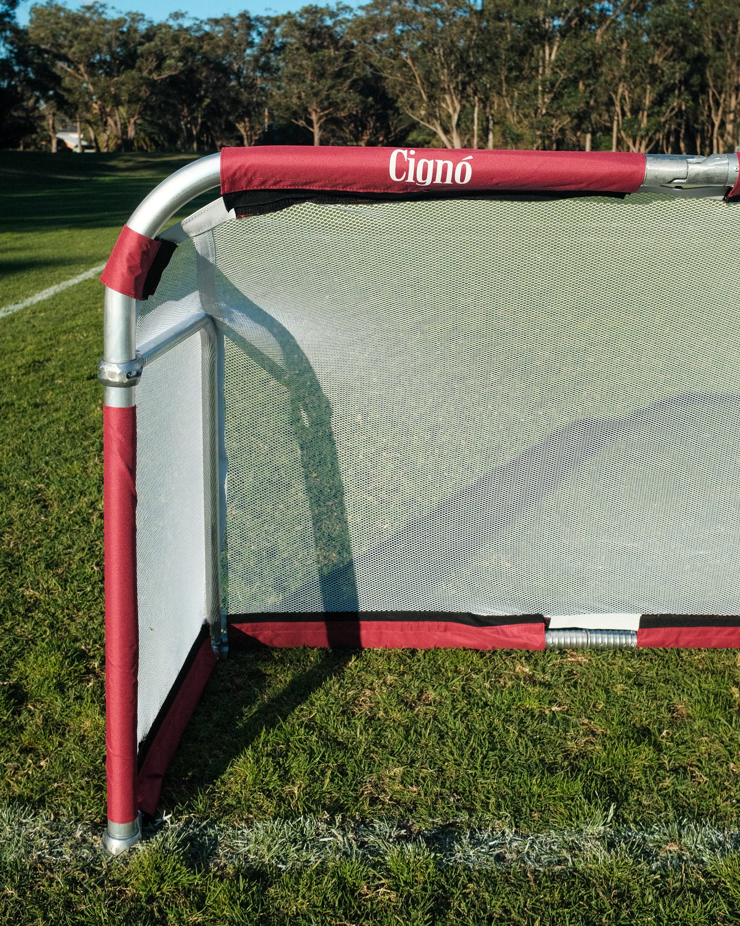 CIGNO ALUMINIUM GOAL 2M X 1M - MAROON