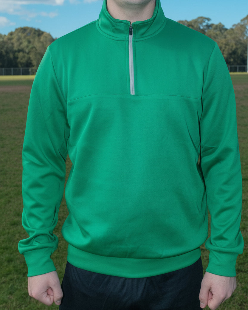 GREEN PREMIER 1/4 ZIP JACKET