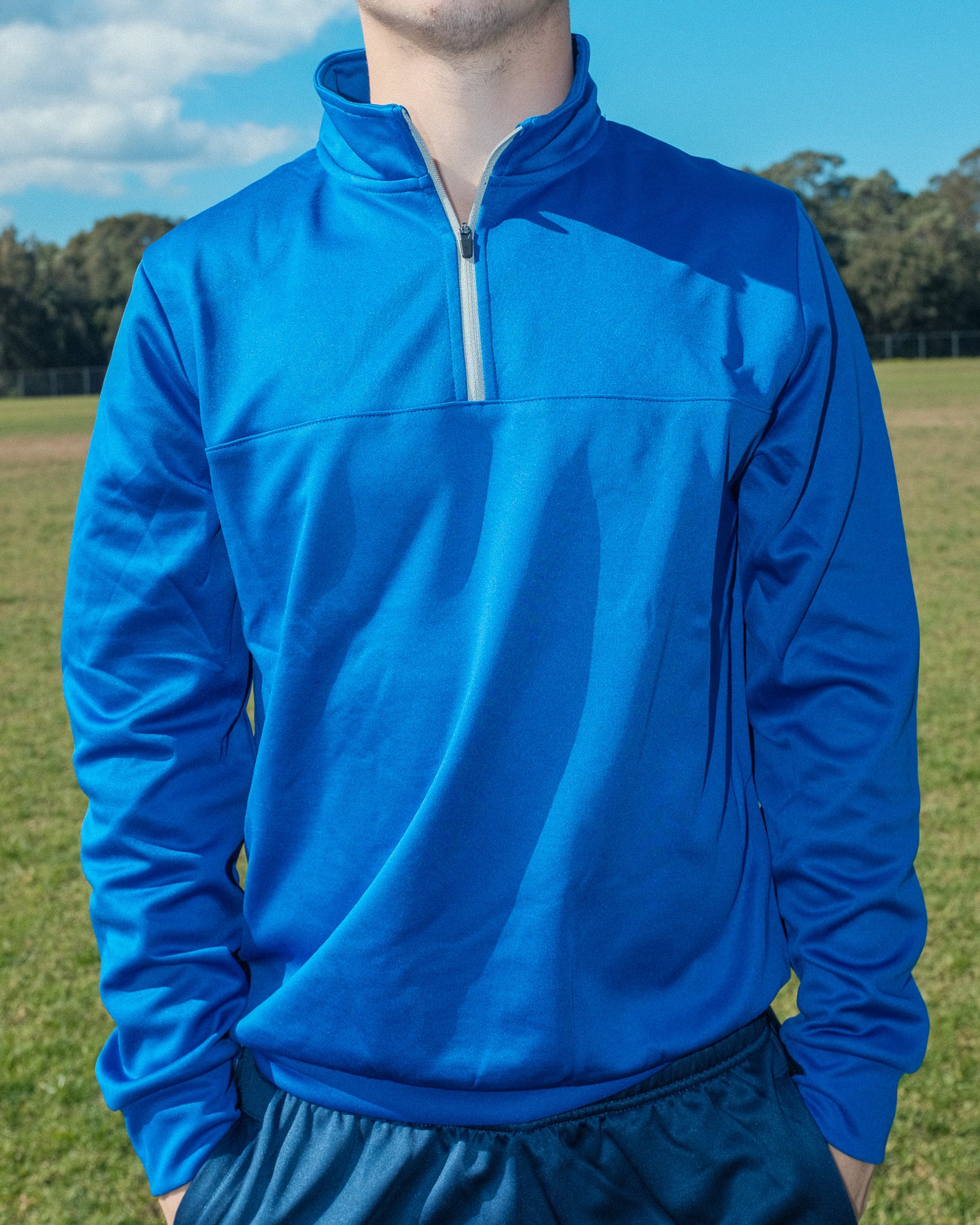 ROYAL BLUE PREMIER 1/4 ZIP JACKET