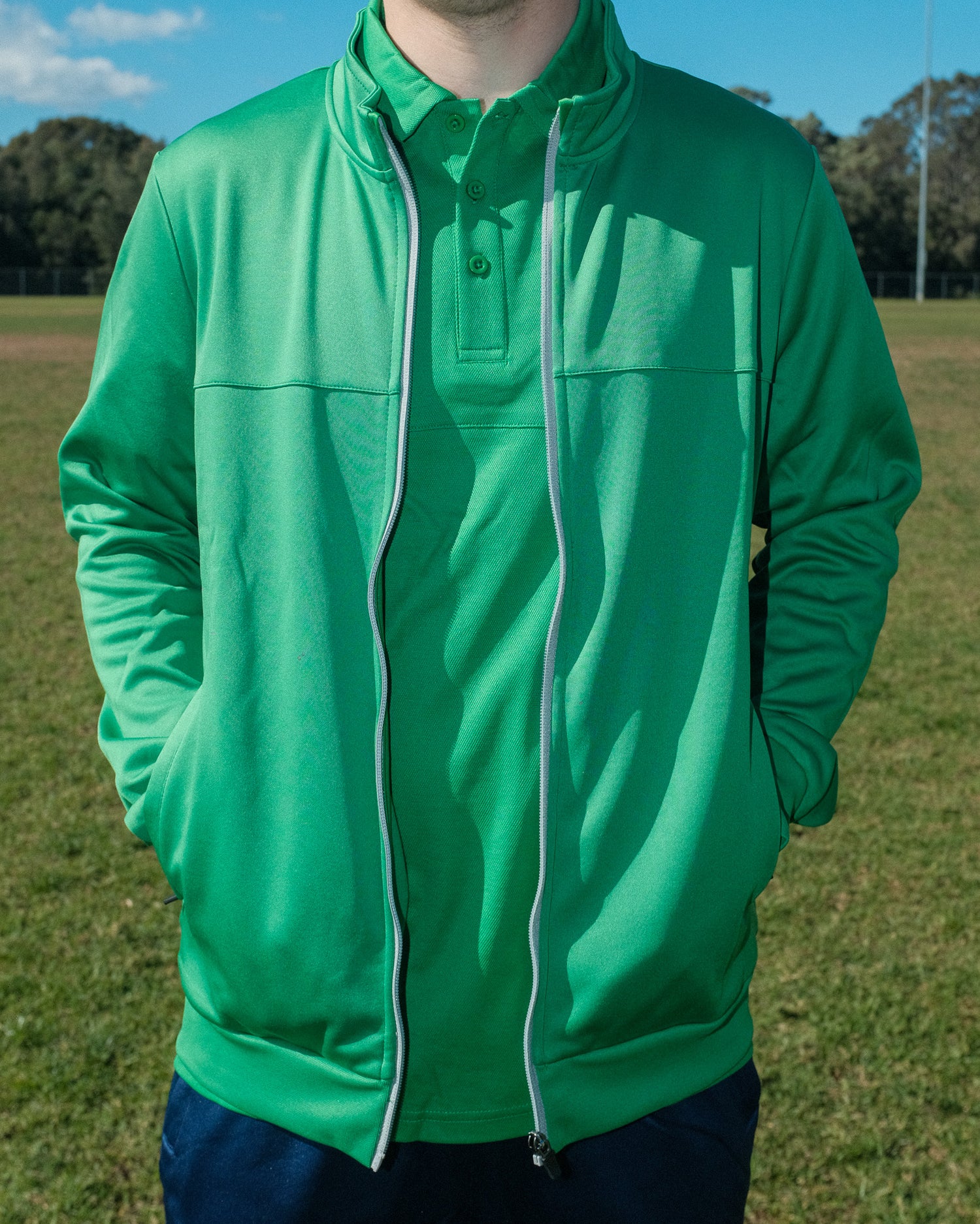 GREEN PREMIER TRACK JACKET