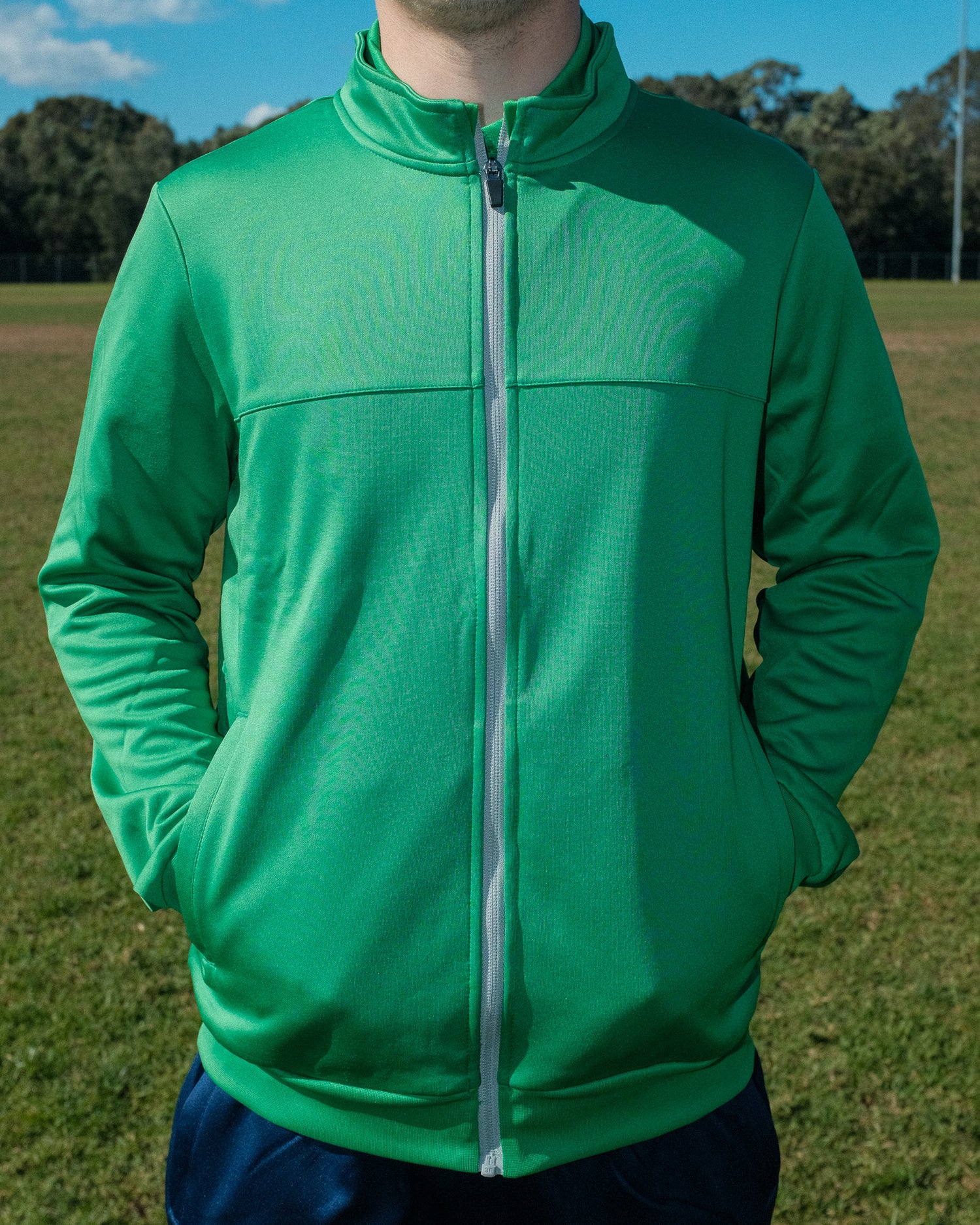 GREEN PREMIER TRACK JACKET