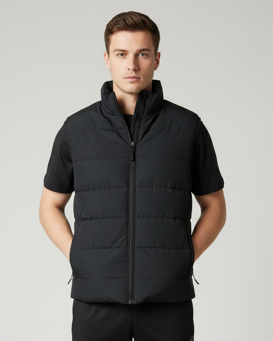 BLACK PUFFER VEST