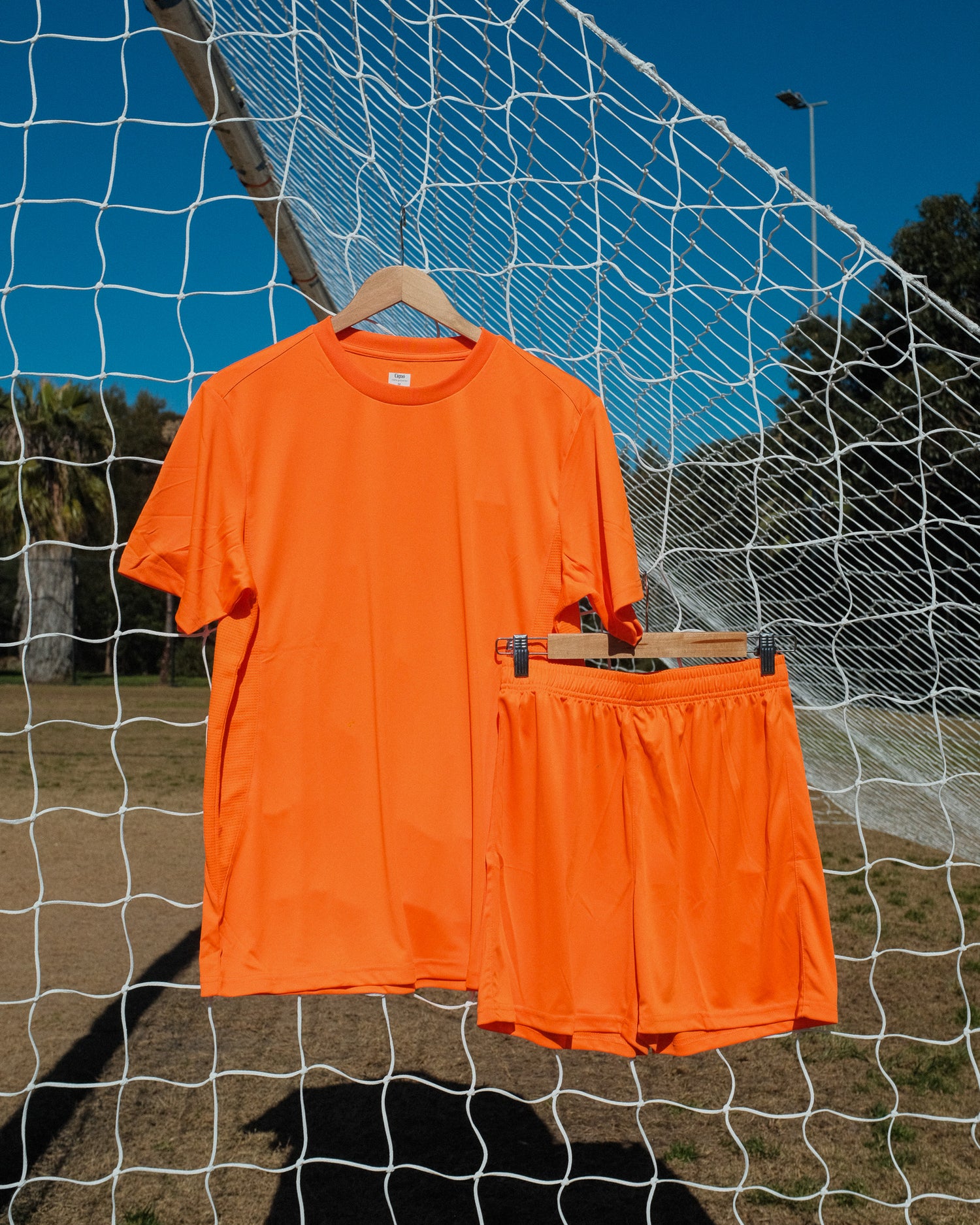 ORANGE CLUB FOOTBALL SHORTS