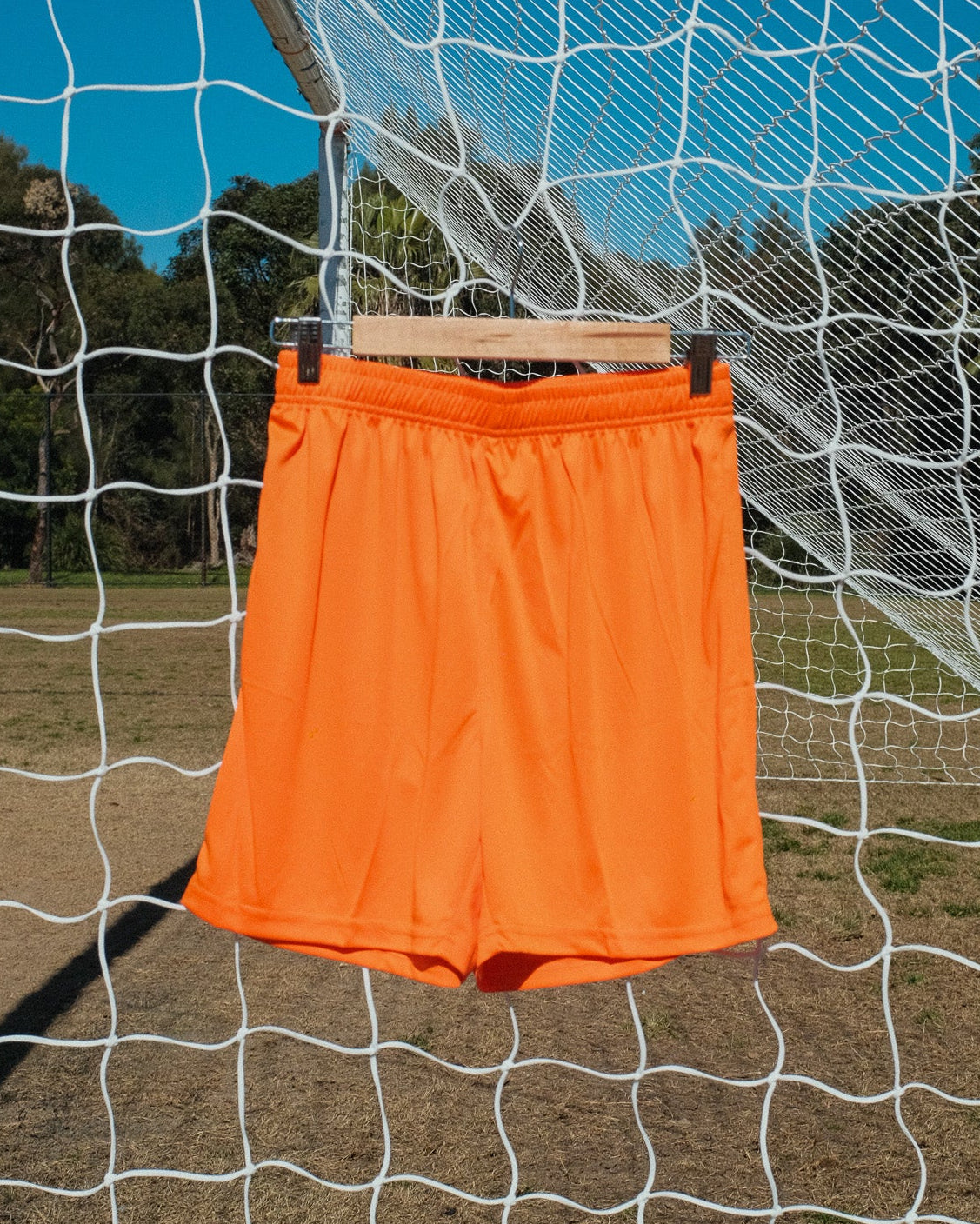 ORANGE CLUB FOOTBALL SHORTS