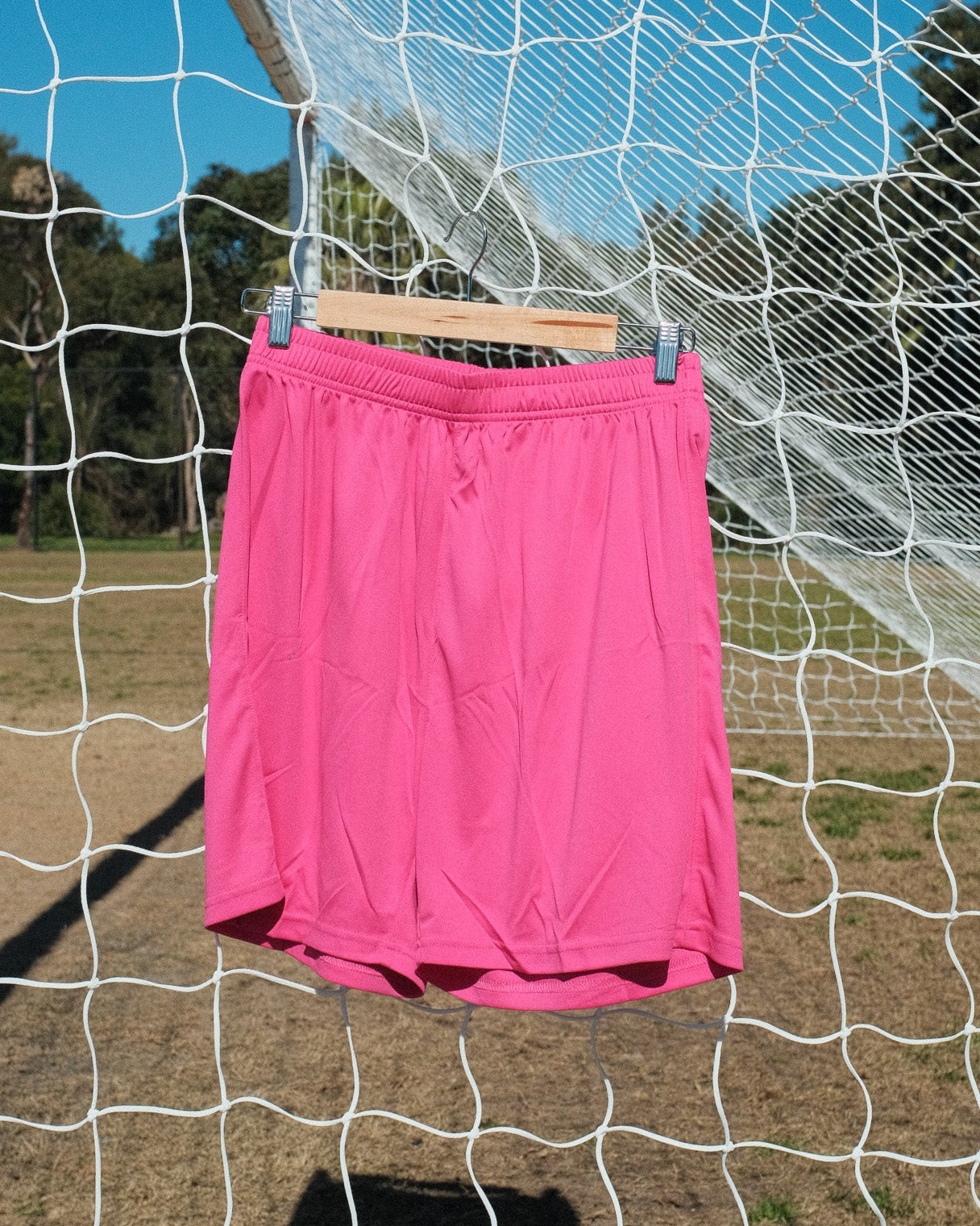 PINK CLUB FOOTBALL SHORTS