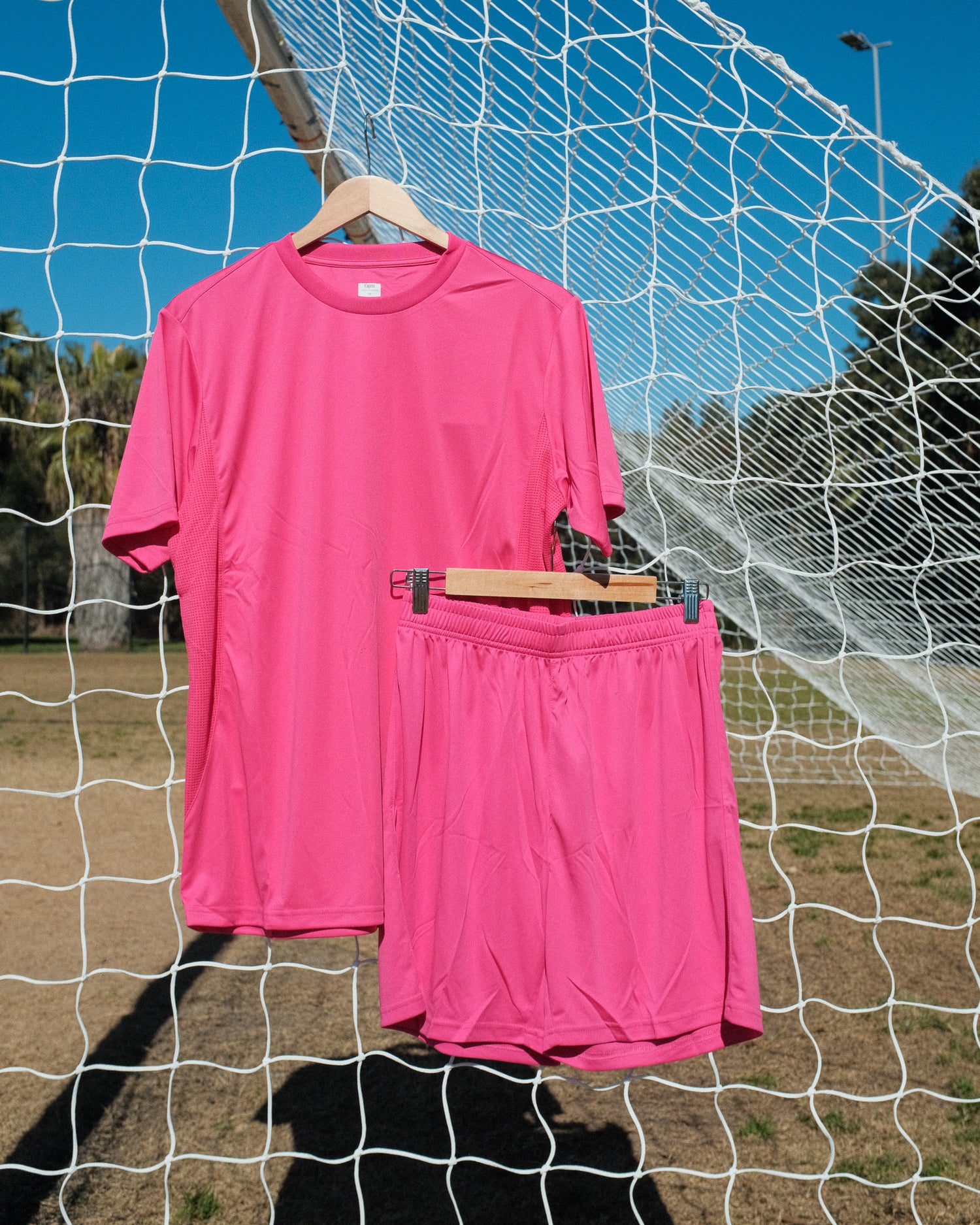 PINK CLUB FOOTBALL SHORTS
