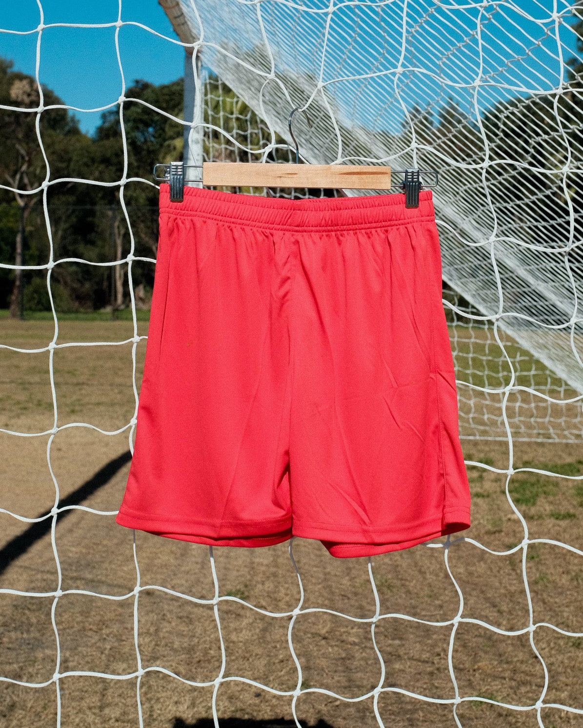 RED CLUB FOOTBALL SHORTS