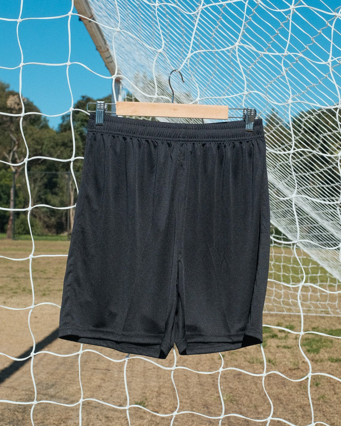 BLACK CLUB FOOTBALL SHORTS