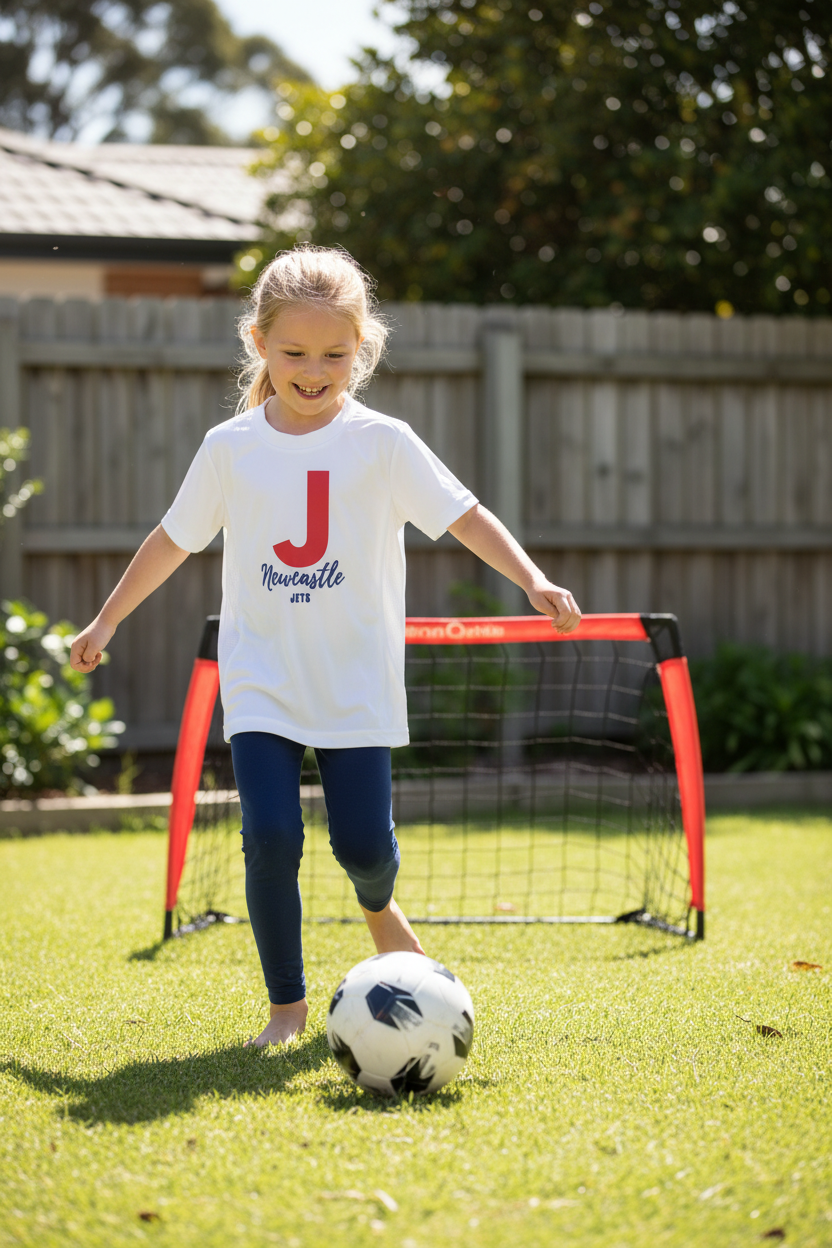 NEWCASTLE JETS YOUTH CLUB J SHIRT