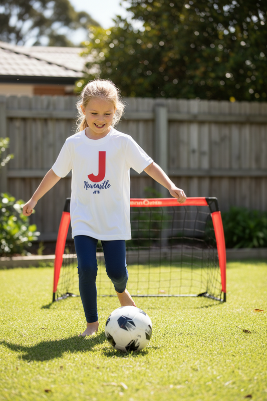 NEWCASTLE JETS YOUTH CLUB J SHIRT