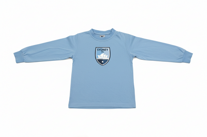 SYDNEY FC LONG SLEEVE T-SHIRT KIDS SKY BLUE