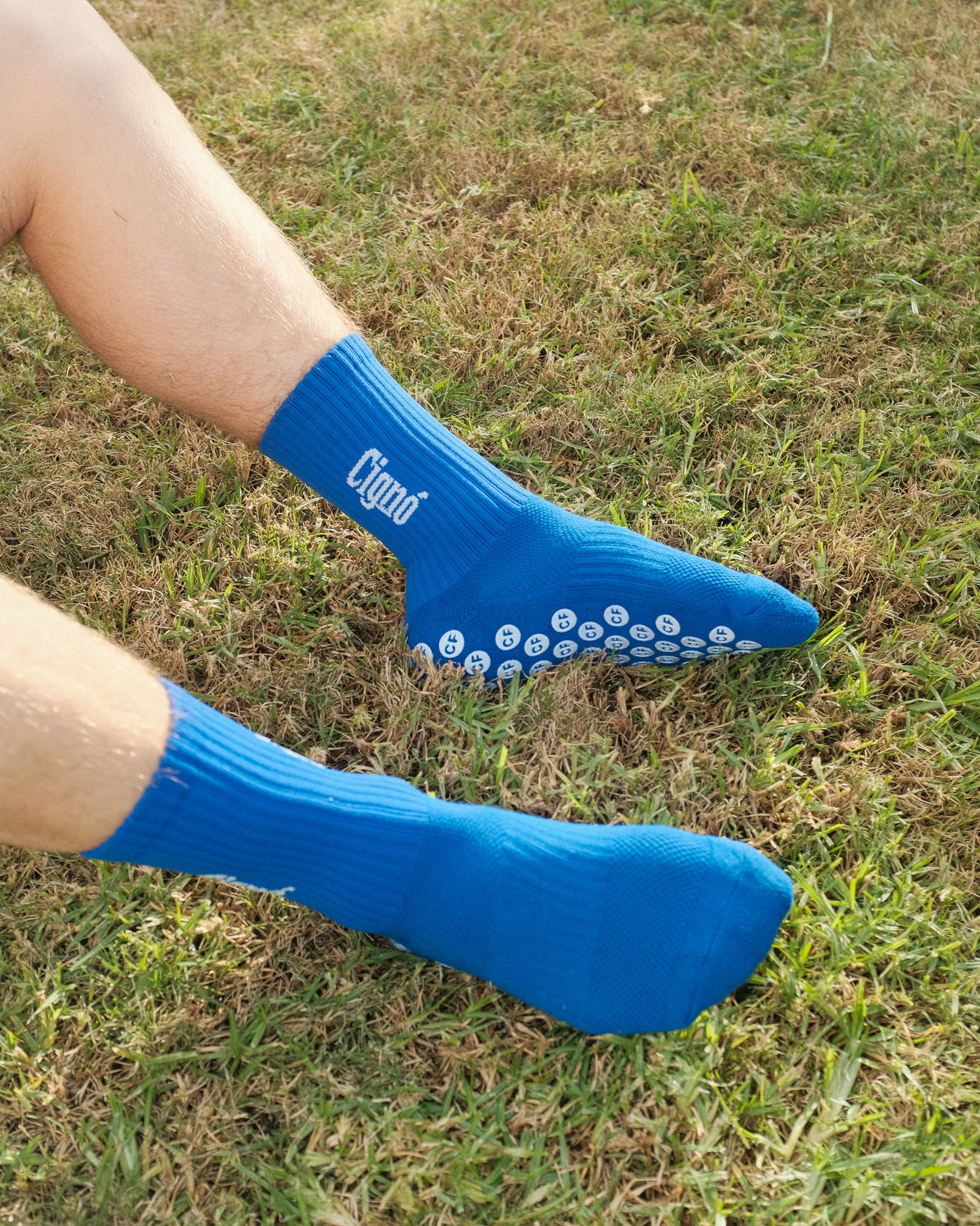 ROYAL BLUE GRIP SOCKS