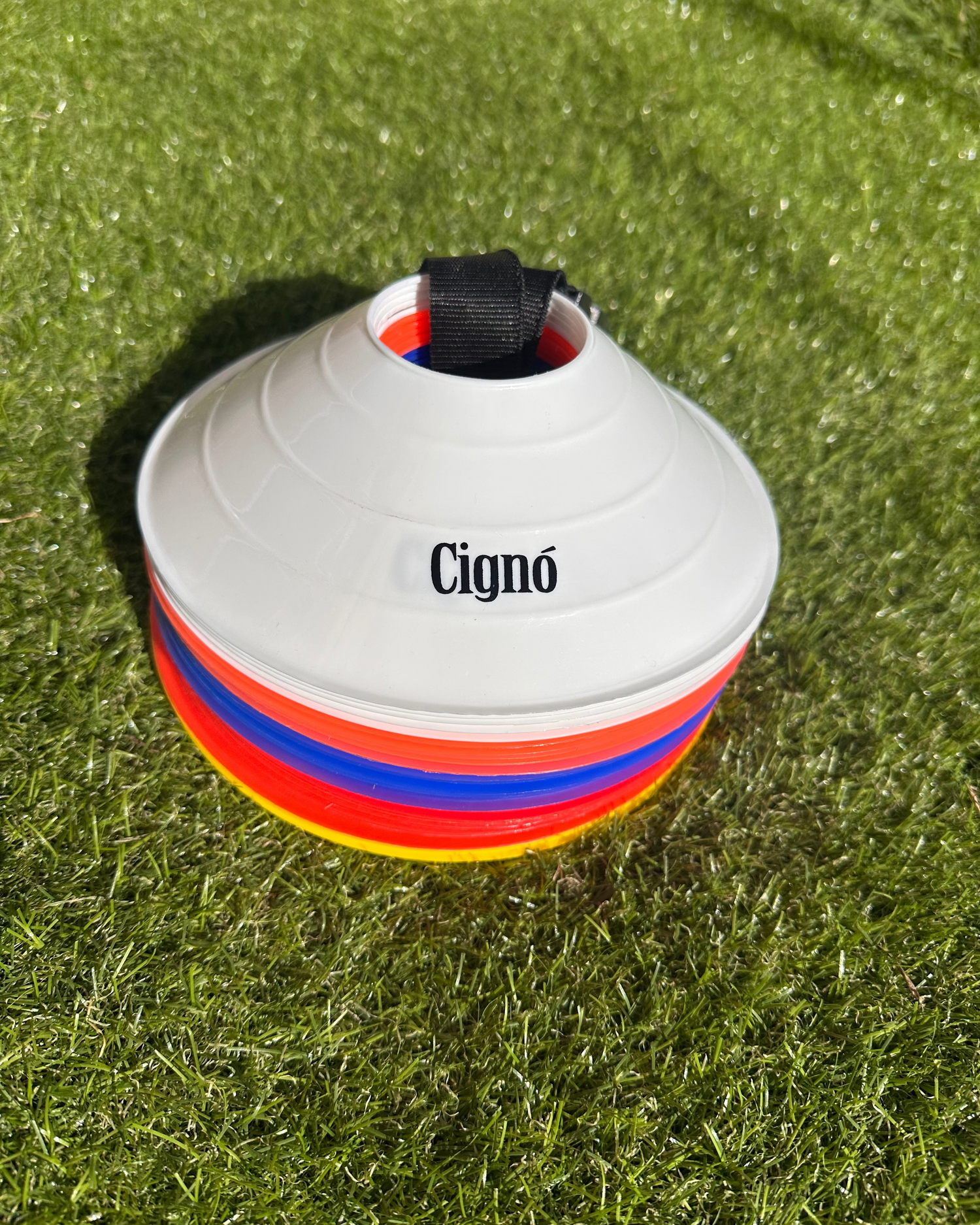 TRAINING CONES MIXED SET WITH CARRY STRAP - SET OF 25