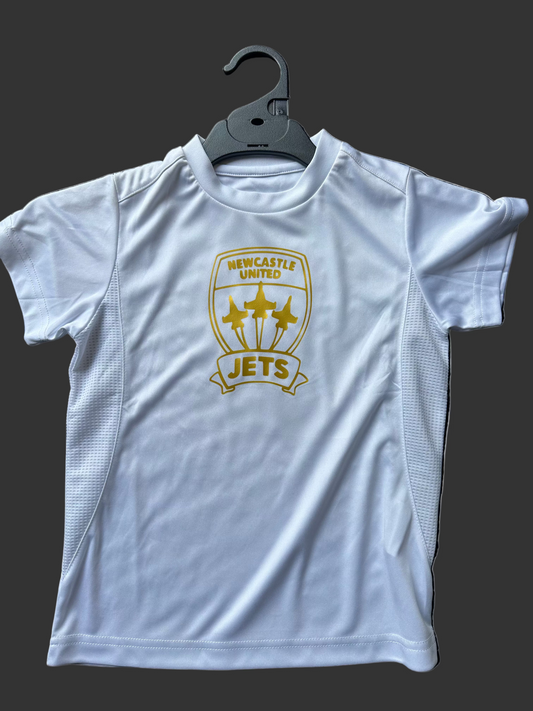 NEWCASTLE JETS CLUB LOGO SHIRT