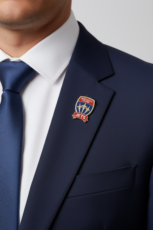 NEWCASTLE JETS METAL PIN BADGE
