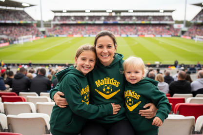 AUSTRALIA MATILDAS BOOMERANG PRINTED HOODIE