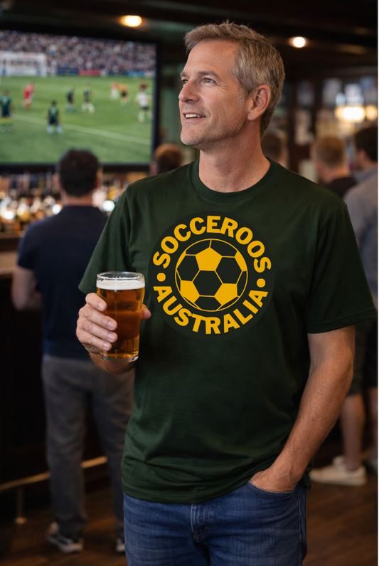 AUSTRALIA SOCCEROOS MICROMESH FOOTBALL SHIRT