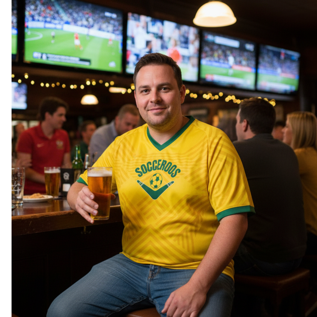AUSTRALIA SOCCEROOS BOOMERANG SUPPORTER JERSEY