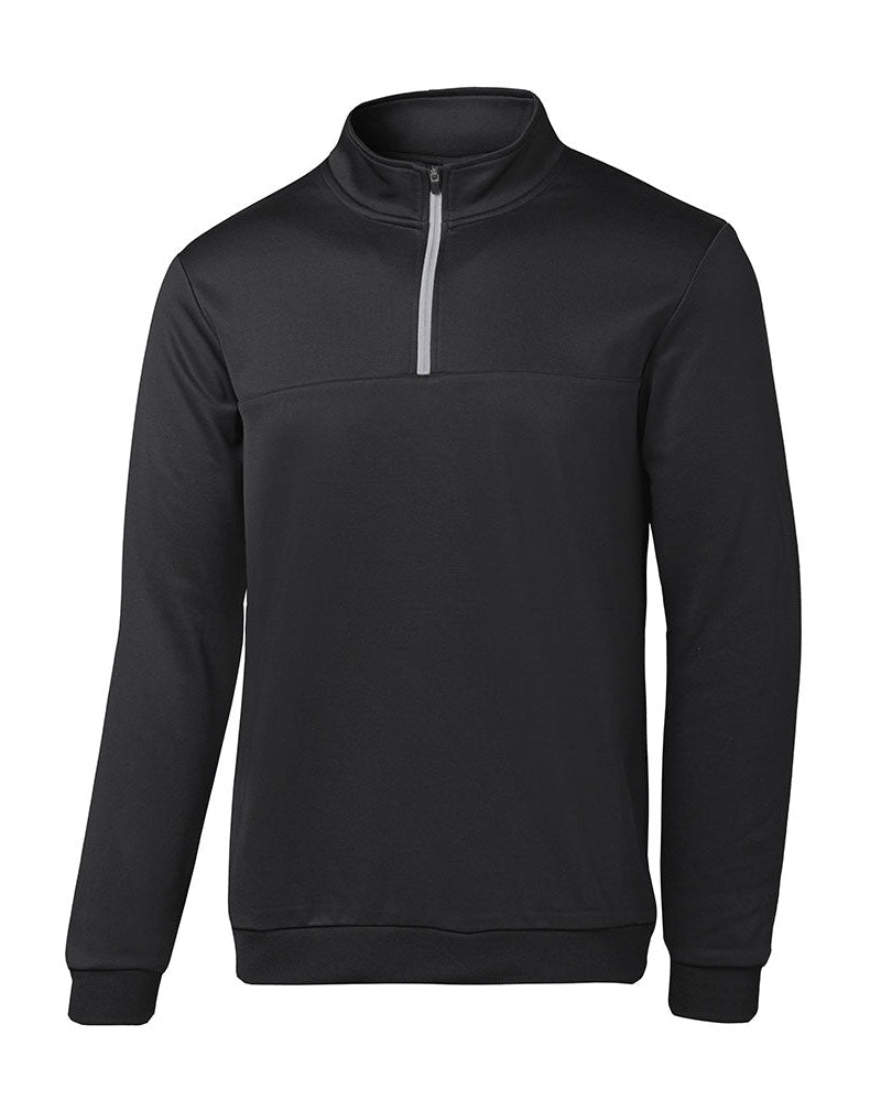 BLACK PREMIER 1/4 ZIP JACKET