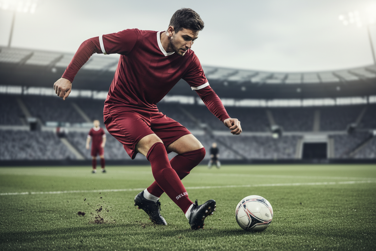 MAROON SELECT FOOTBALL SOCK