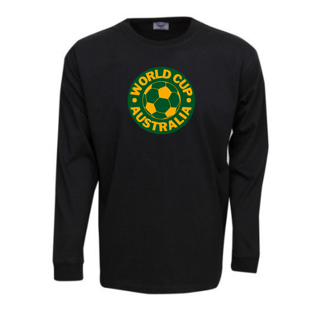 AUSTRALIA WORLD CUP LONG SLEEVE T-SHIRT BLACK
