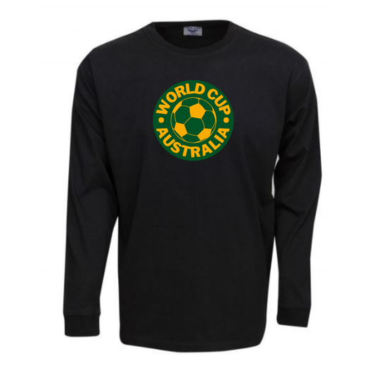 AUSTRALIA WORLD CUP LONG SLEEVE T-SHIRT BLACK